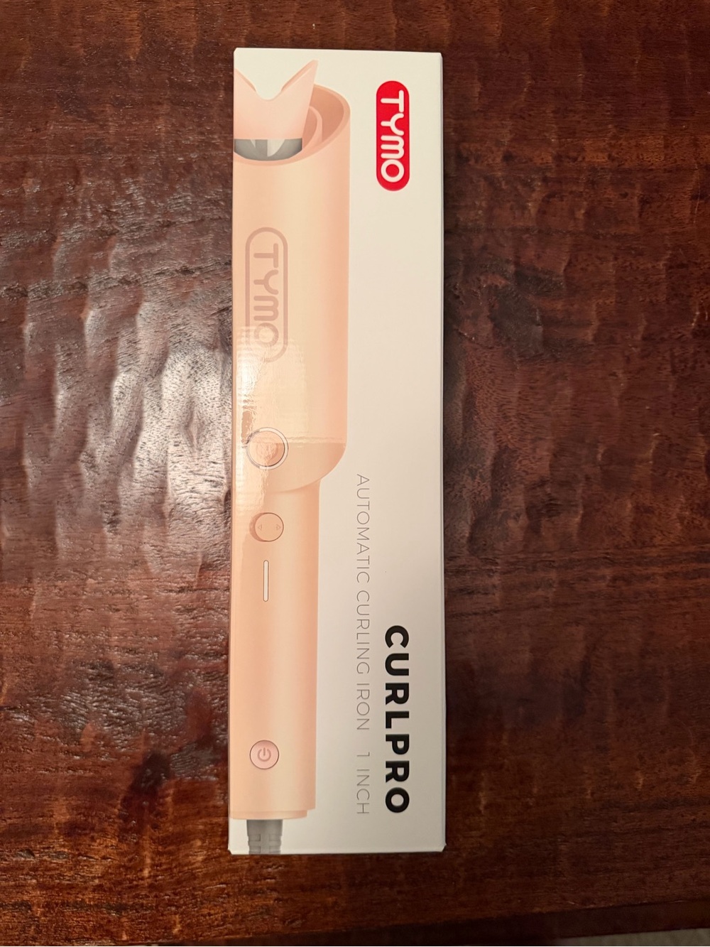 Tymo CurlPro 1" Automatic Curling Iron - Blush Pink. EUC